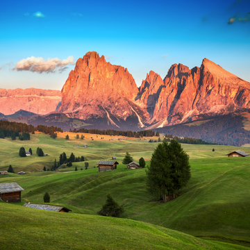 Seiser Alm mit Langkofel, Italien - © Frank - stock.adobe.com