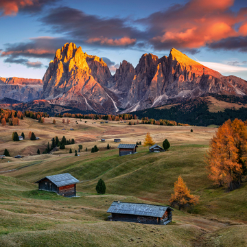 Seiser Alm mit Langkofel, Italien - © Rudolf Balasko