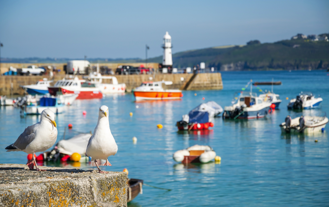 Hafen der wunderschönen Küstenstadt St. Ives