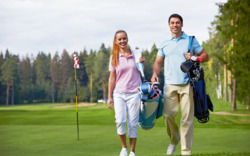 Golfen am Fuße des Steinernen Meeres