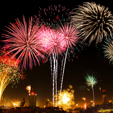 Feuerwerk über Leipzig - ©Nick - stock.adobe.com