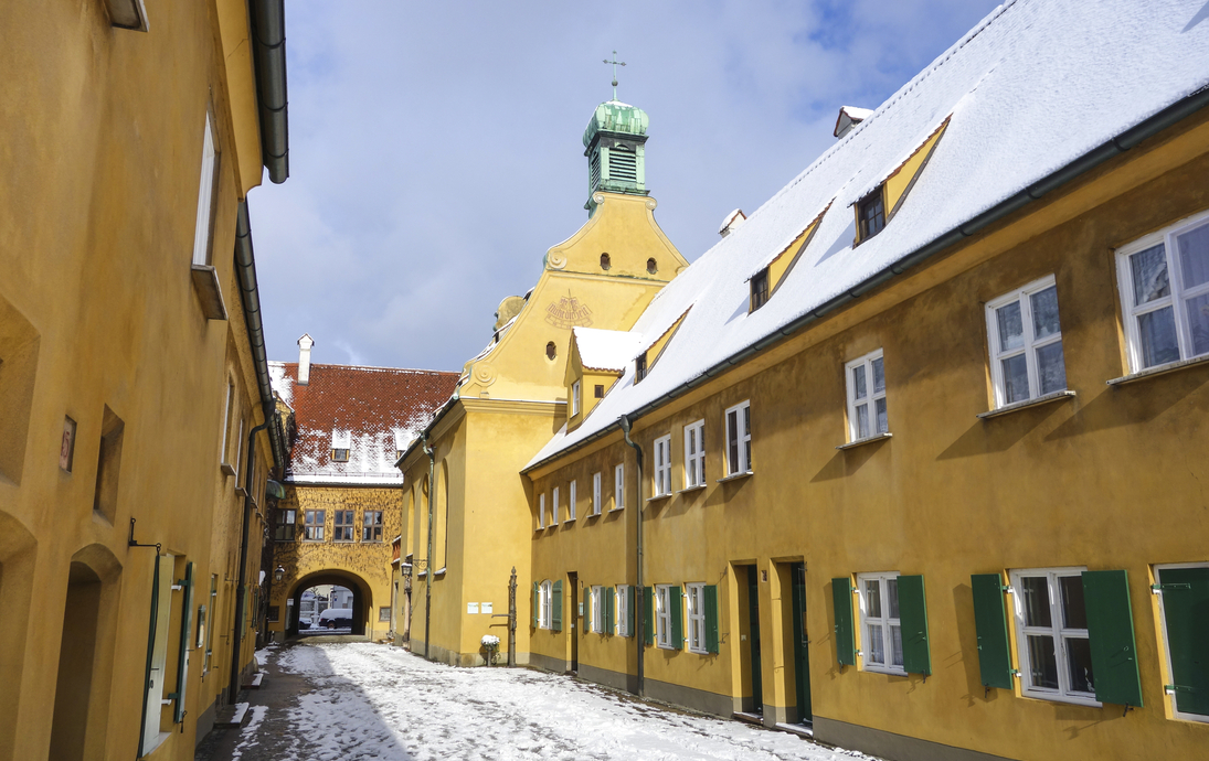Augsburg: Fuggerei - der älteste Sozialwohnungsbau der Welt