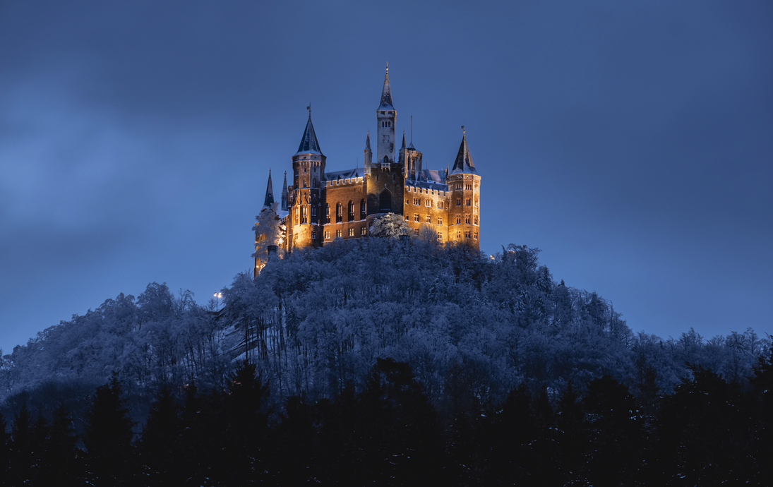 Burg Hohenzollern im Winter