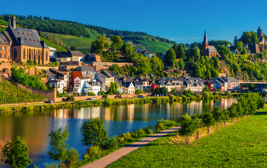 Saarburg in Rheinland-Pfalz, Deutschland
