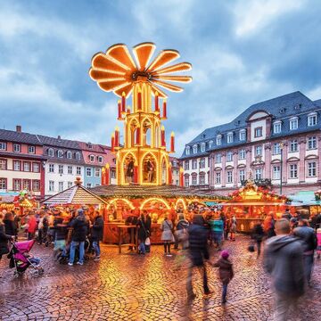Weihnachtsmarkt in Heidelberg, Deutschland - © eyetronic - Fotolia