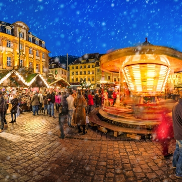 Weihnachtsmarkt in Heidelberg, Deutschland - © eyetronic - stock.adobe.com