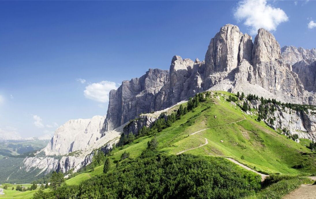 Panoramica sulle Dolomiti