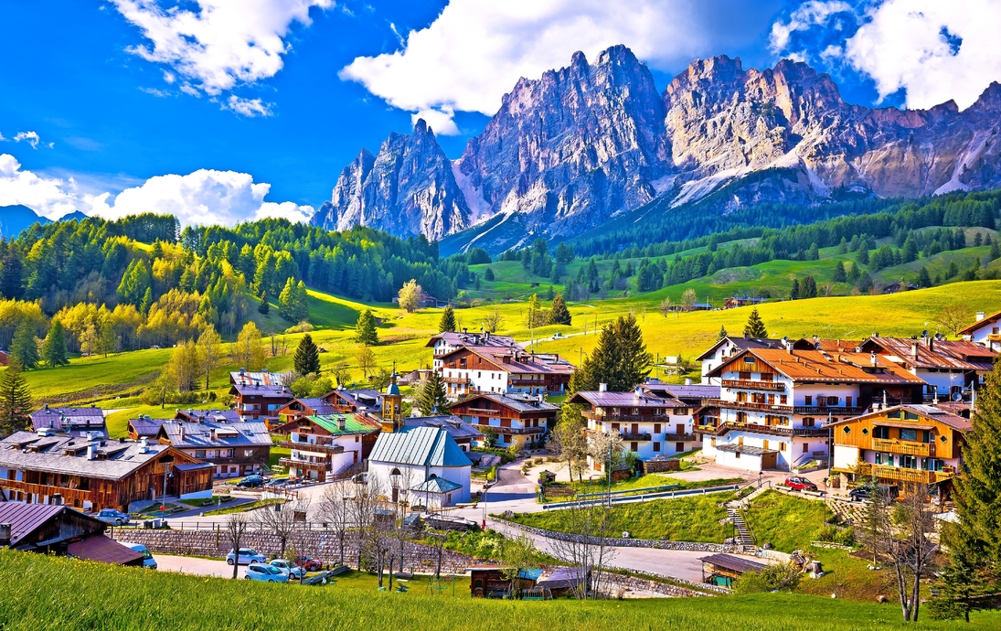 Cortina d’Ampezzo in den Dolomiten