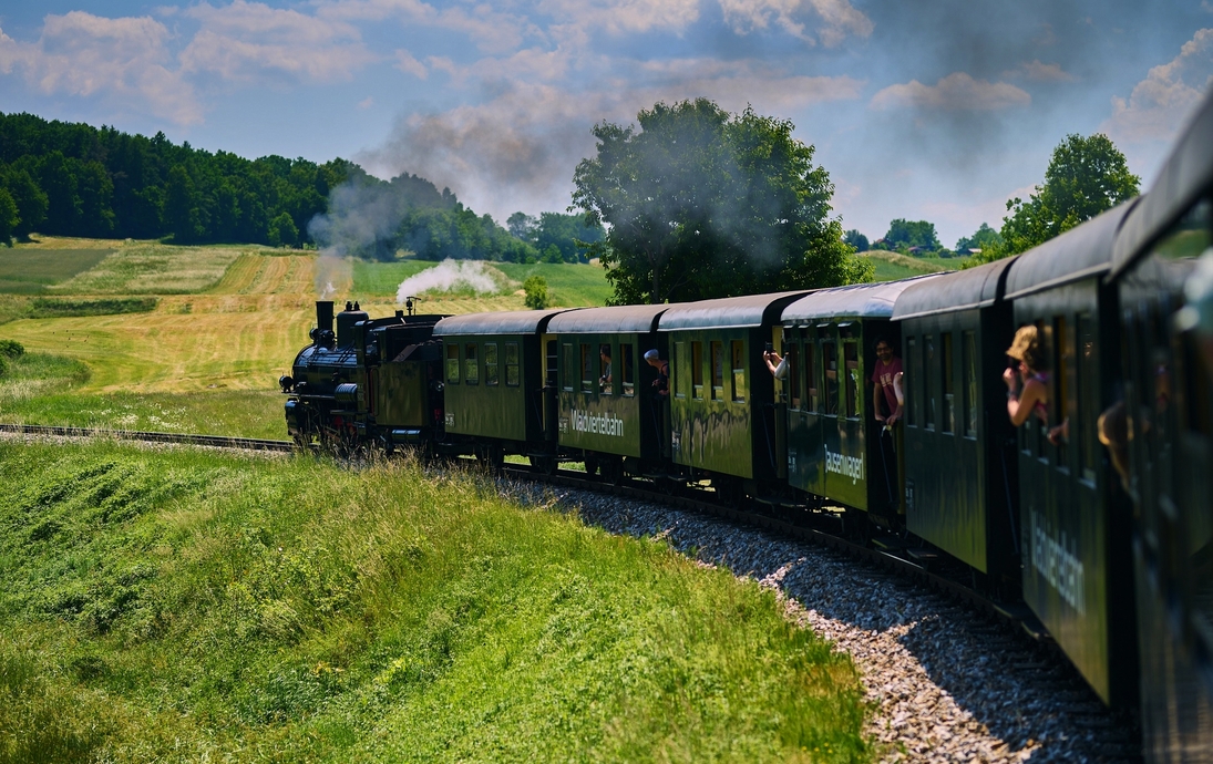 Waldviertelbahn zwischen Gmünd und Groß Gerungs