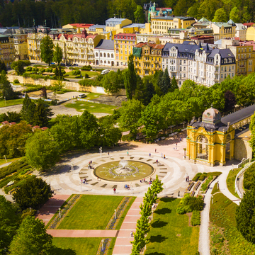 Panorama von Marienbad