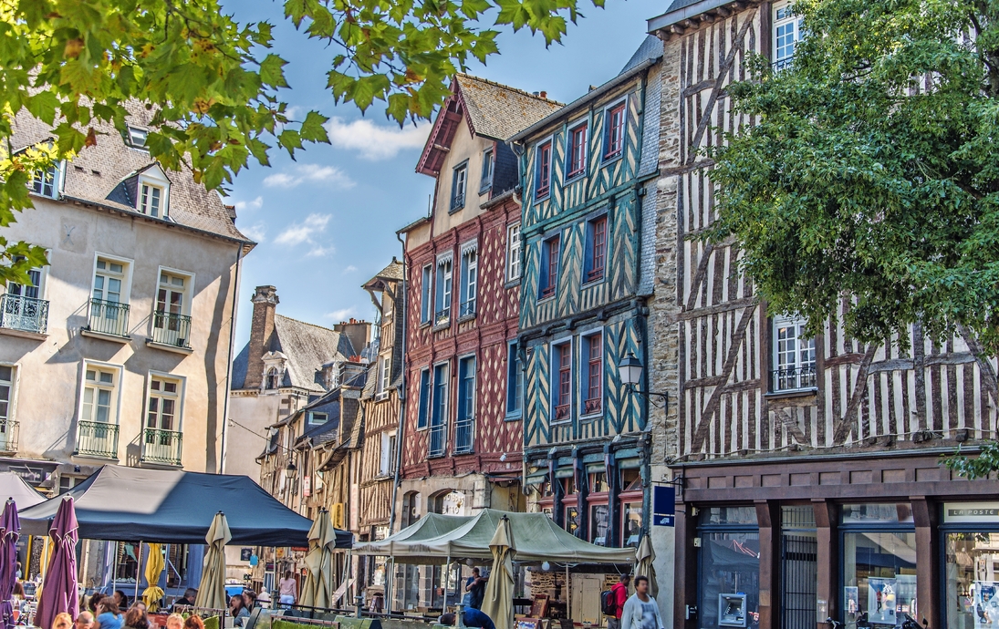 Rennes in der Bretagne, Frankreich