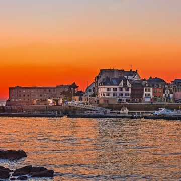 Sonnenuntergang über Concarneau in der Bretagne - © Fotoschlick - stock.adobe.com