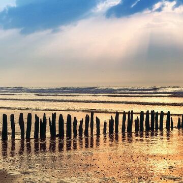Panorama vpn Bunen am Strand von Langeoog - © Blickfang - Fotolia