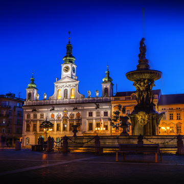 Altstadt von České Budějovice bei Nacht - © Sergey Fedoskin - stock.adobe.com